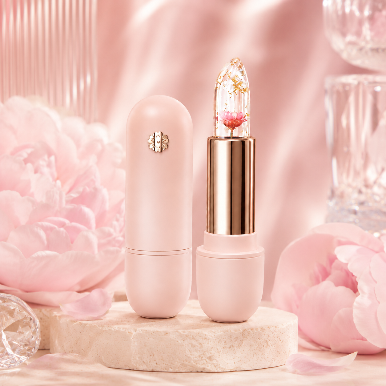 BloomKiss Color-Changing Lip Balm