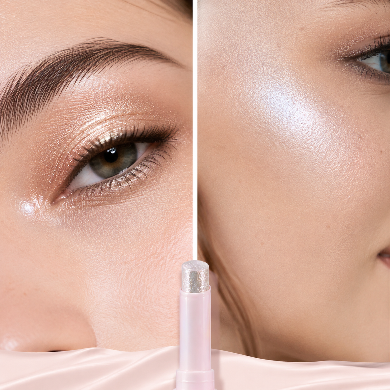 TRUELUMI 2-in-1 Eyeshadow + Highlighter Stick
