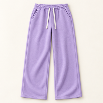 Women’s Fleece Wide-Leg Sweatpants
