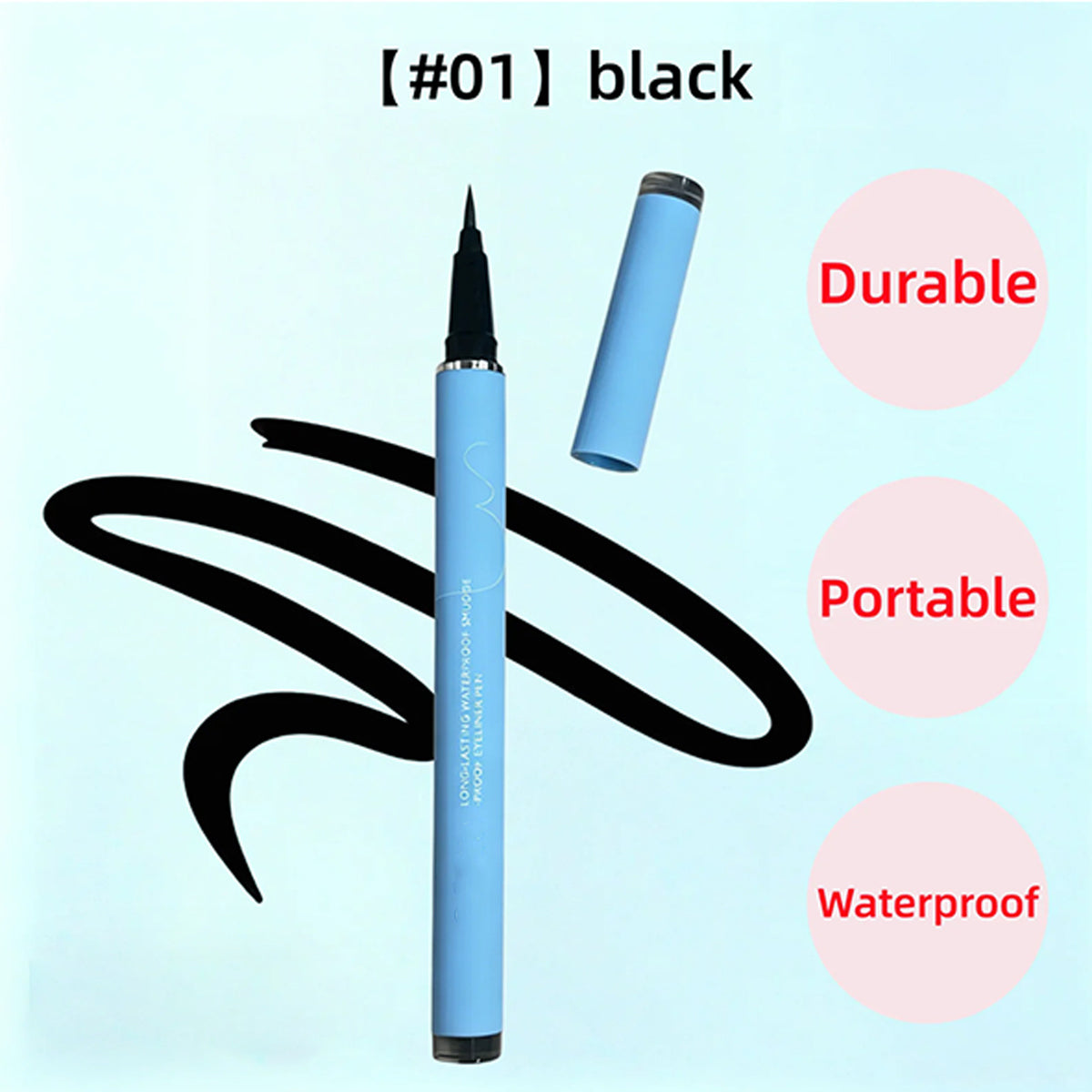 No-Smudge Waterproof Eyeliner Pen