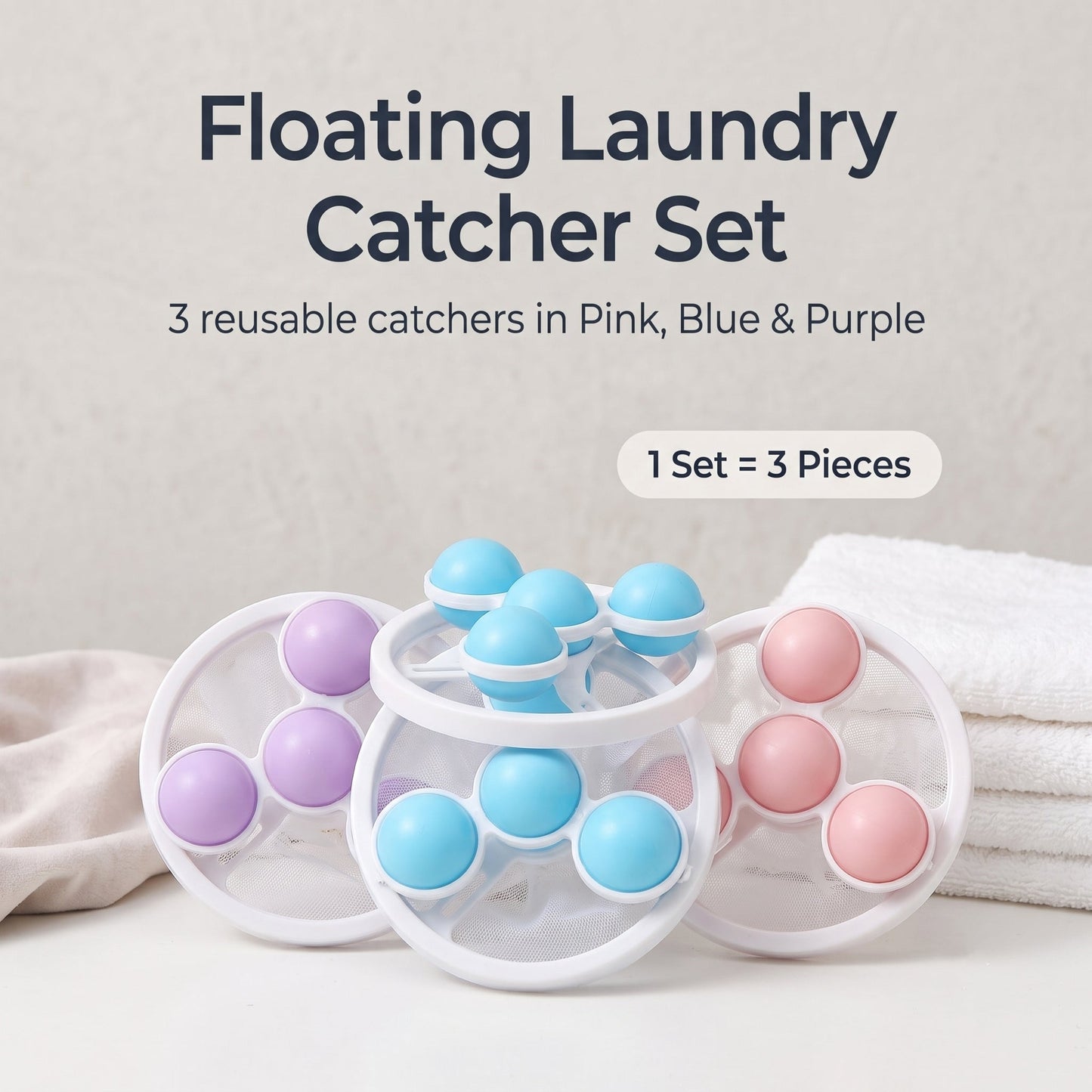 Floating Laundry Catcher Set