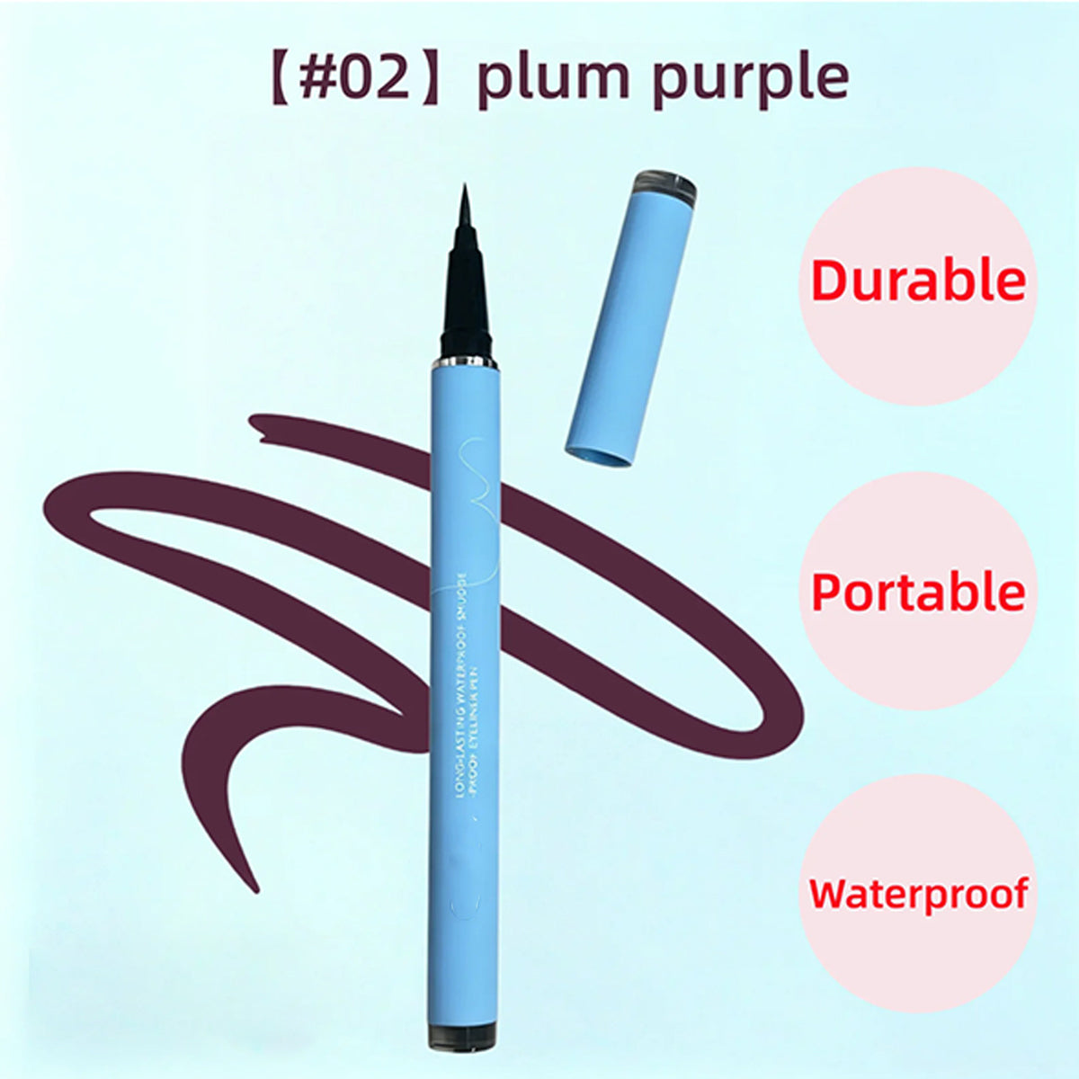 No-Smudge Waterproof Eyeliner Pen