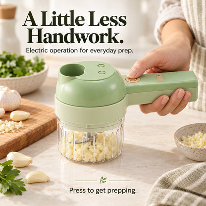 4-in-1 Cordless Electric Vegetable Chopper 🔥