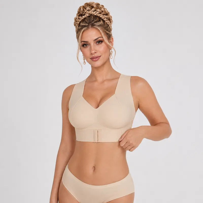 Women’s Front-Closure Wireless Sports Bra