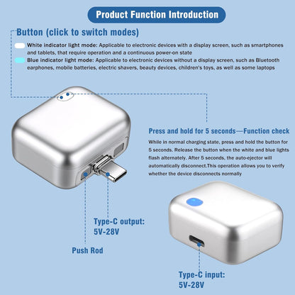 Auto Pop-Off USB-C Charging Adapter