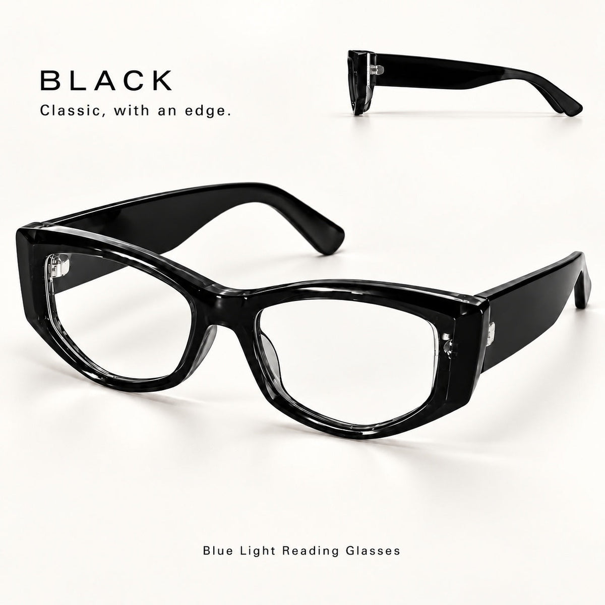 Women’s Square Blue Light Reading Glasses