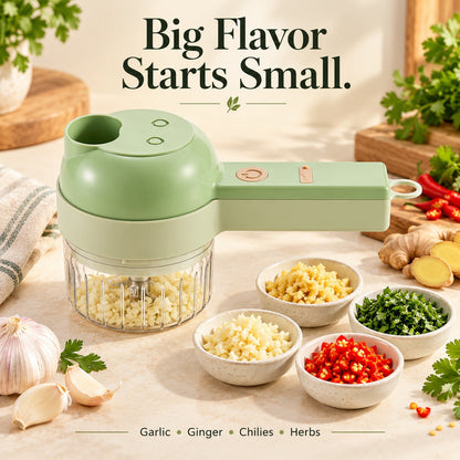 4-in-1 Cordless Electric Vegetable Chopper 🔥