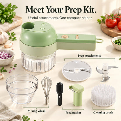 4-in-1 Cordless Electric Vegetable Chopper 🔥