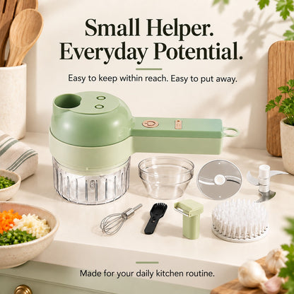 4-in-1 Cordless Electric Vegetable Chopper 🔥