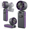 Portable Handheld Turbo Fan-Up to 15H Battery, Ice-Cooling Breeze