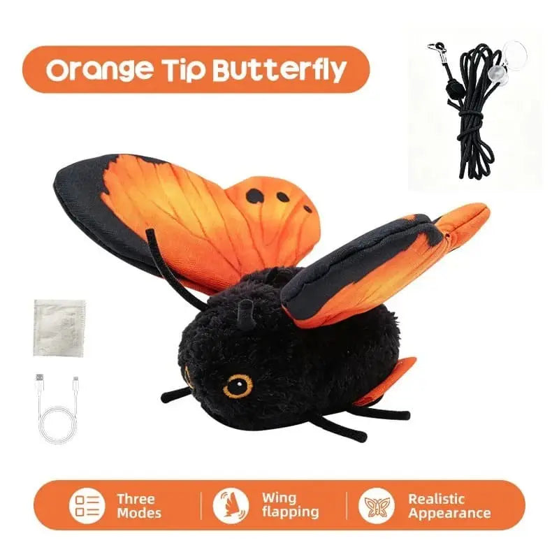 Interactive Fluttering Butterfly Cat Toy
