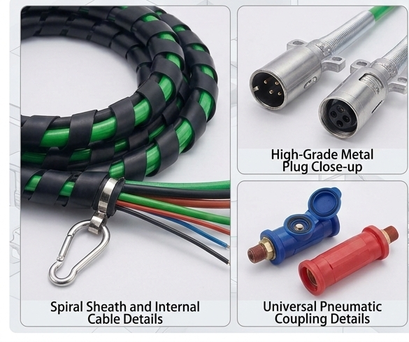 High-Pressure PU Pneumatic Air Hose – 20kg Industrial Grade Flexible Tubing