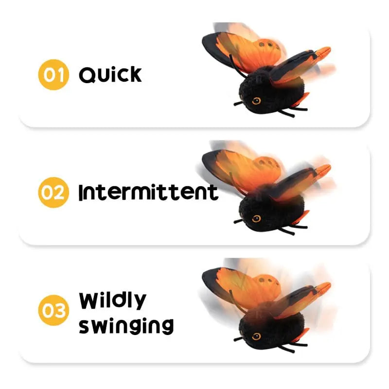 Interactive Fluttering Butterfly Cat Toy