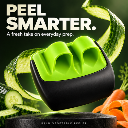 Hand Vegetable Peeler, Palm Peeler with Rubber Finger Grips ✨
