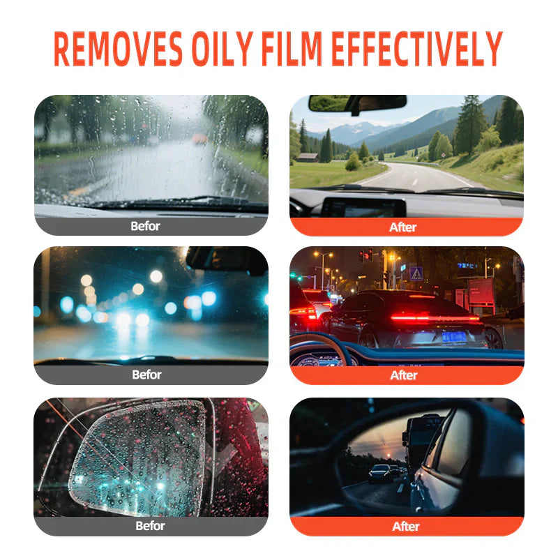 Windshield Oil Film Eraser Wand