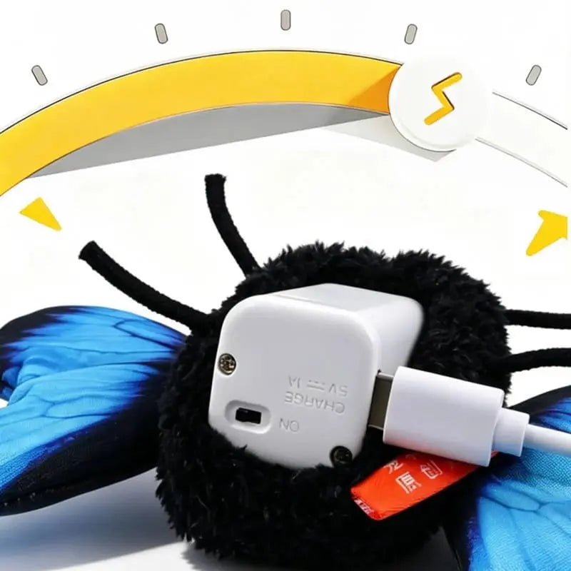Interactive Fluttering Butterfly Cat Toy
