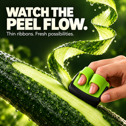 Hand Vegetable Peeler, Palm Peeler with Rubber Finger Grips ✨