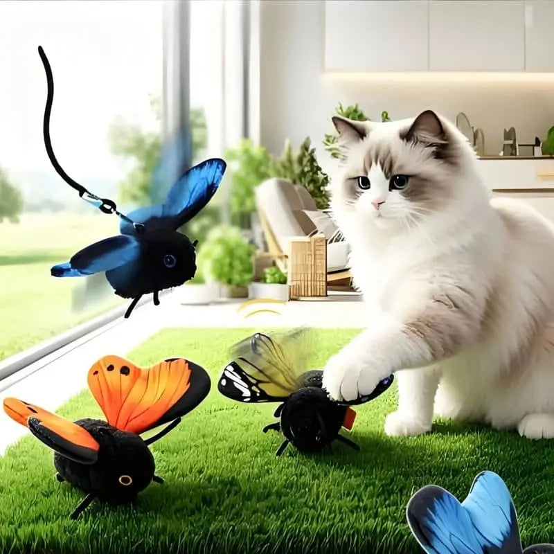 Interactive Fluttering Butterfly Cat Toy
