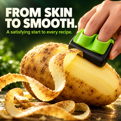 Hand Vegetable Peeler, Palm Peeler with Rubber Finger Grips ✨