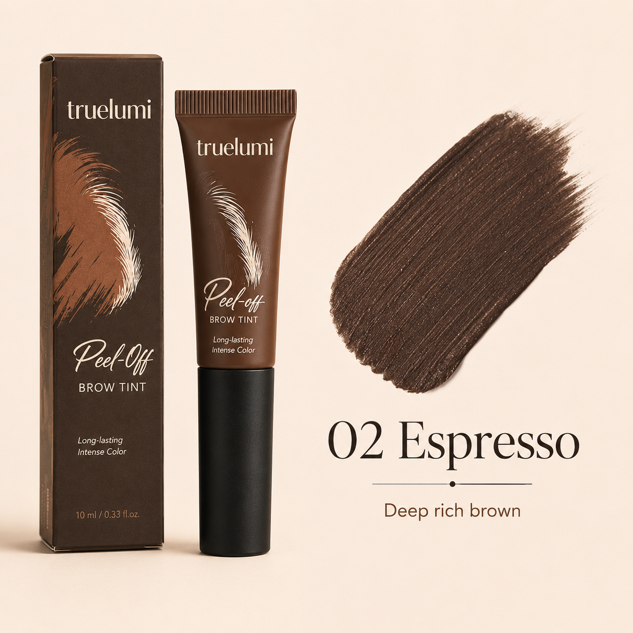 Truelumi Peel-Off Brow Tint – Fuller-Looking Brows in Minutes