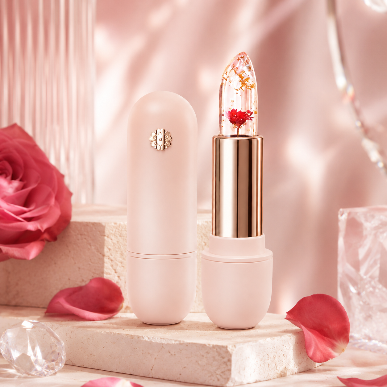 BloomKiss Color-Changing Lip Balm