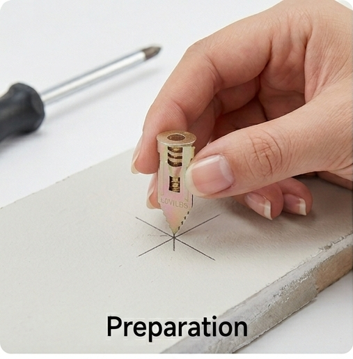 Heavy-Duty Metal Drywall Anchors Kit (With Screws) – Fast, Secure Wall Mounting