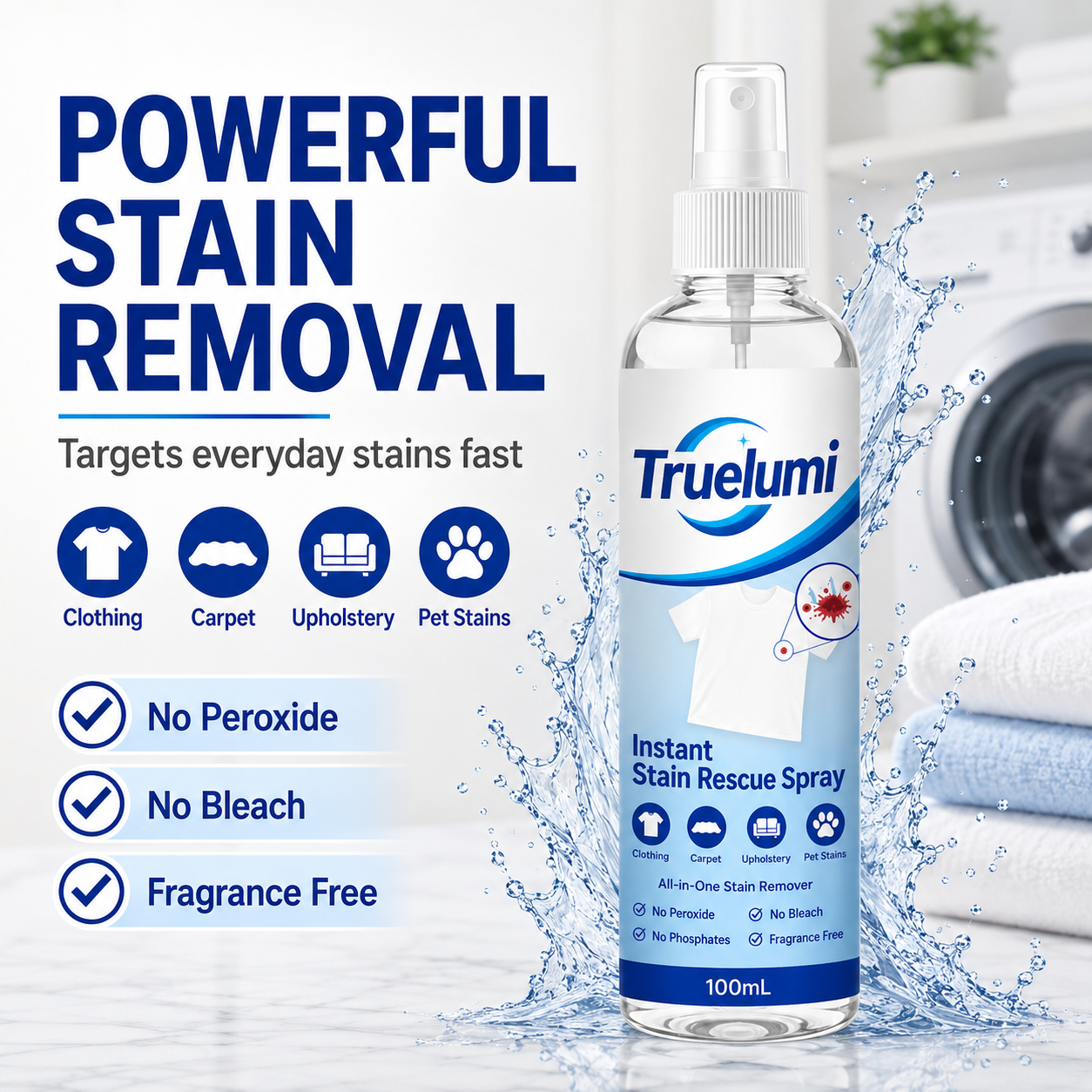 Truelumi Instant Stain Rescue Spray