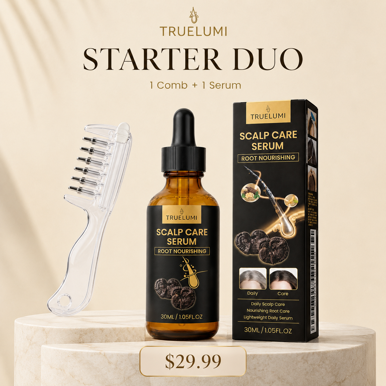 1 Comb + 1 FREE Serum