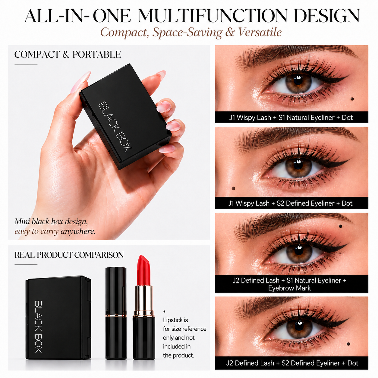 Lash & Liner Stamp Kit 3-in-1 Lower Lash & Eyeliner Stamp Kit