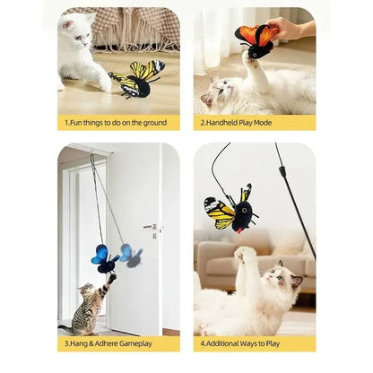Interactive Fluttering Butterfly Cat Toy