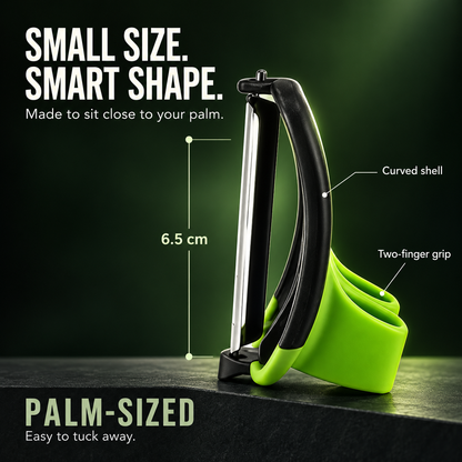Hand Vegetable Peeler, Palm Peeler with Rubber Finger Grips ✨