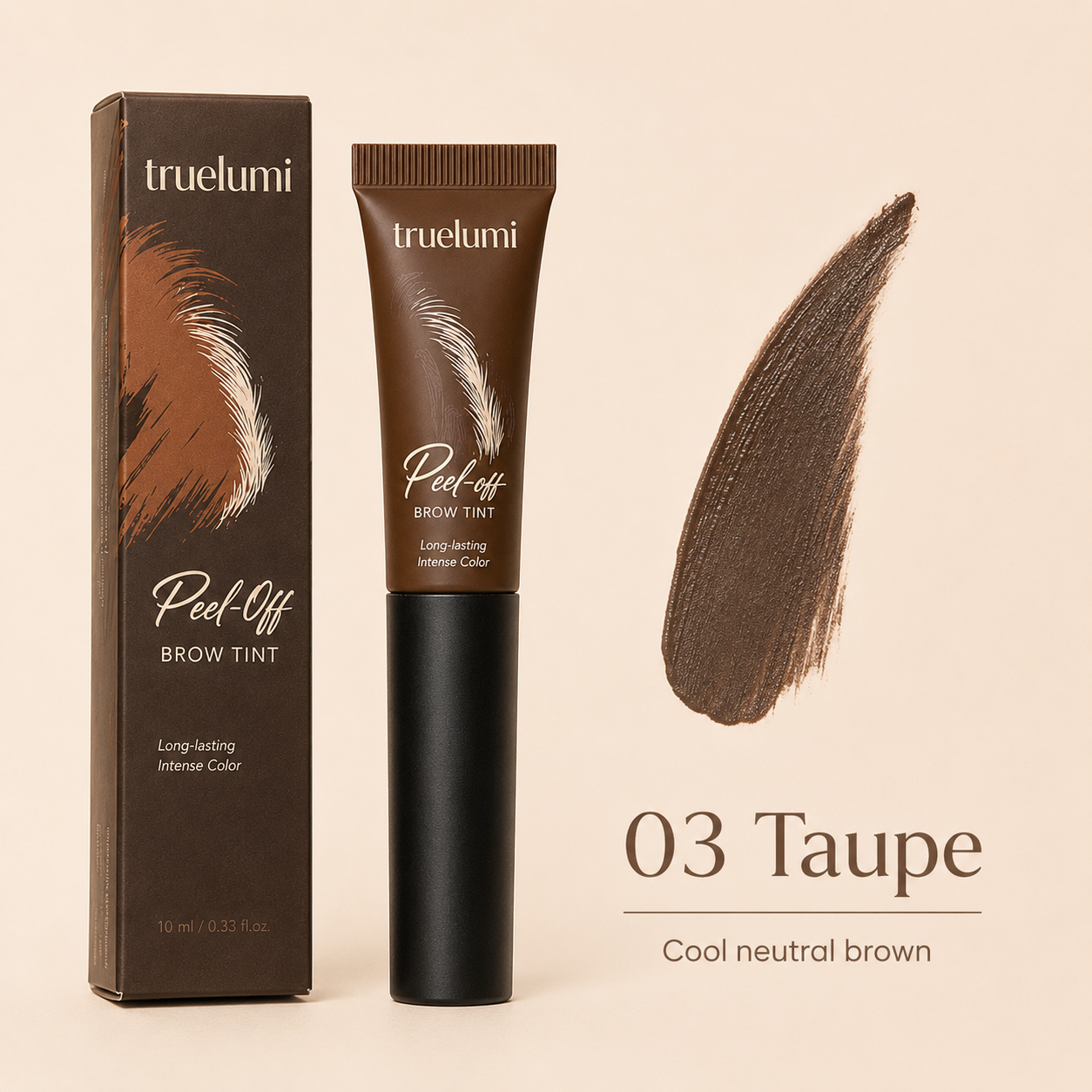 Truelumi Peel-Off Brow Tint – Fuller-Looking Brows in Minutes