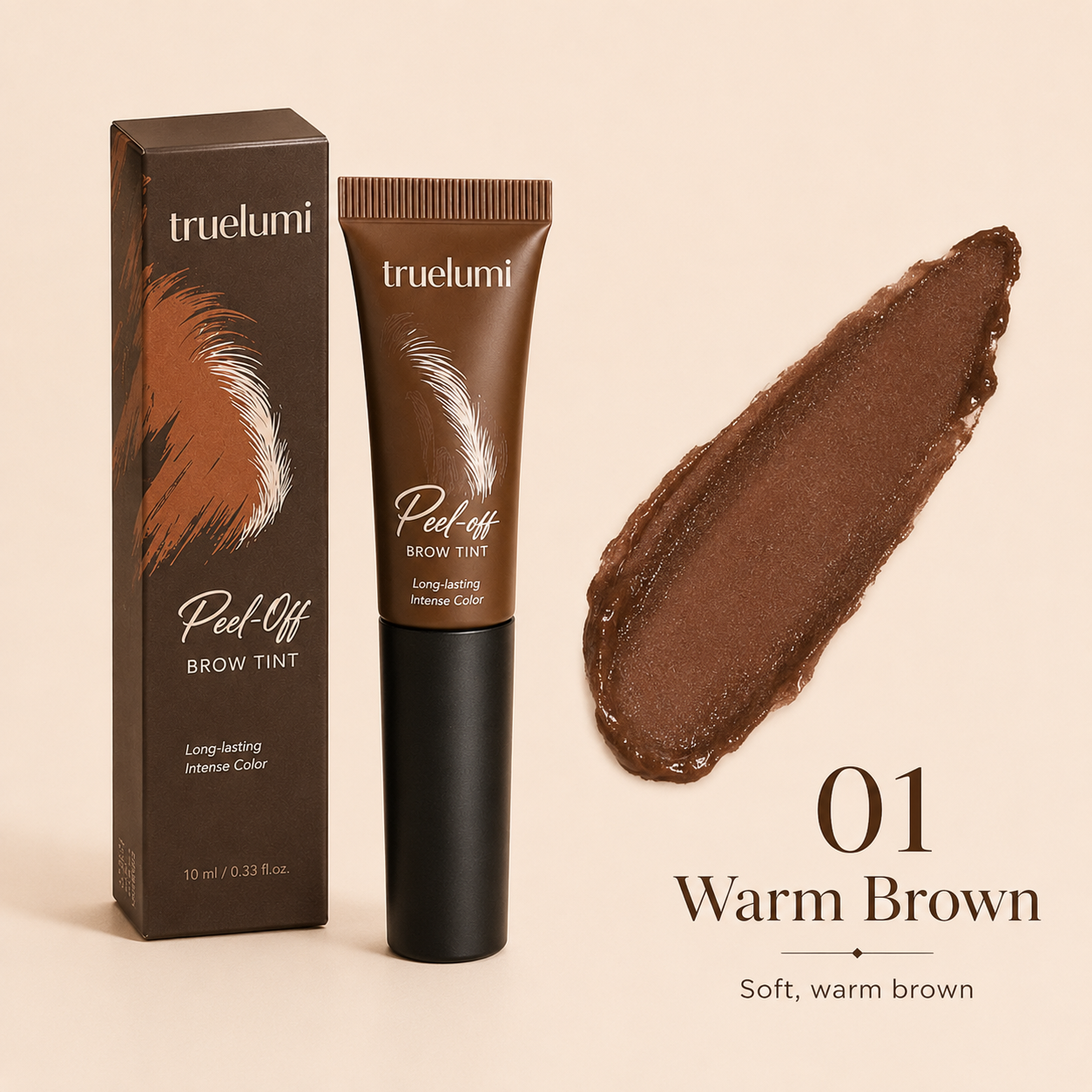 Truelumi Peel-Off Brow Tint – Fuller-Looking Brows in Minutes