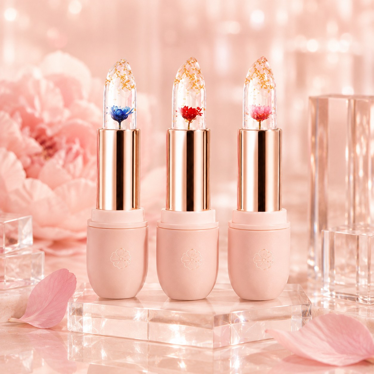 BloomKiss Color-Changing Lip Balm