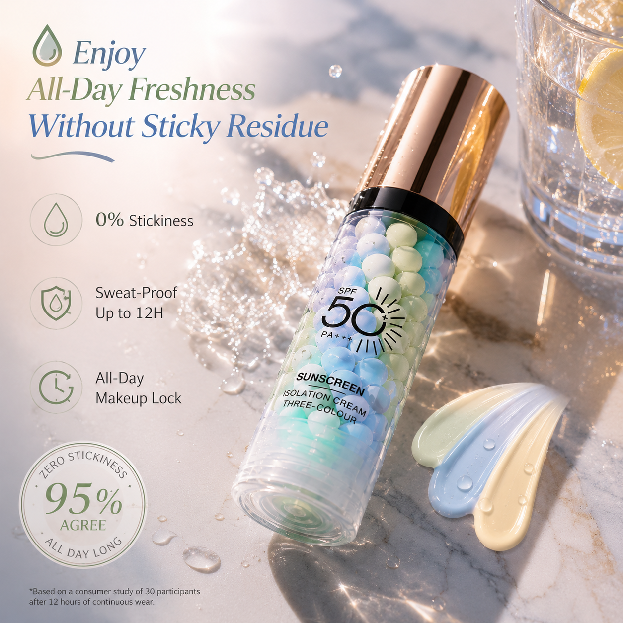 3-in-1 Color Correcting Sunscreen Primer