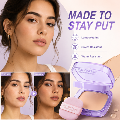 Skin-Perfecting Full Coverage Cream Foundation