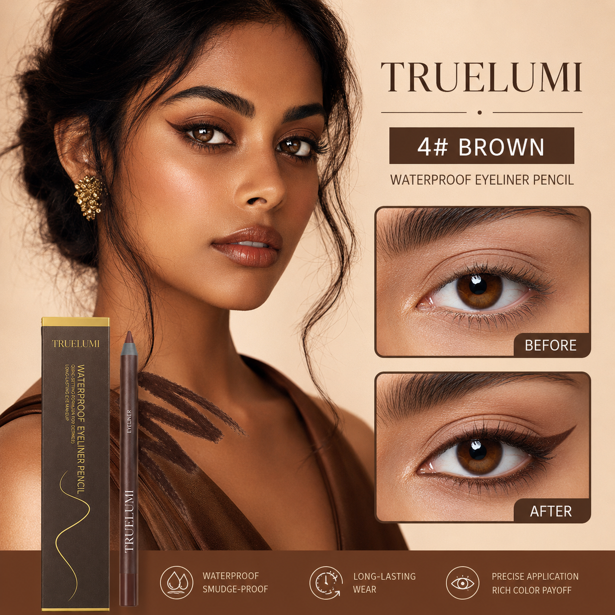 BUY 1 GET 1 FREE Waterproof Eyeliner Pencil