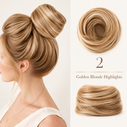 Messy Bun Hair Piece Scrunchie for Instant Volume