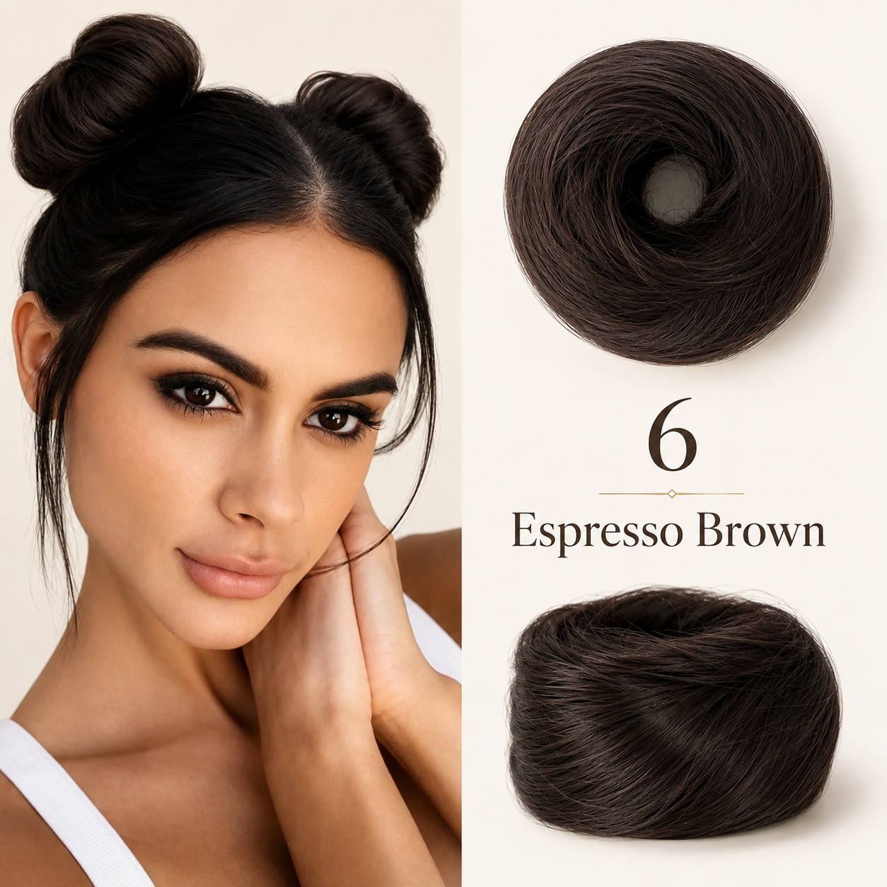 Messy Bun Hair Piece Scrunchie for Instant Volume