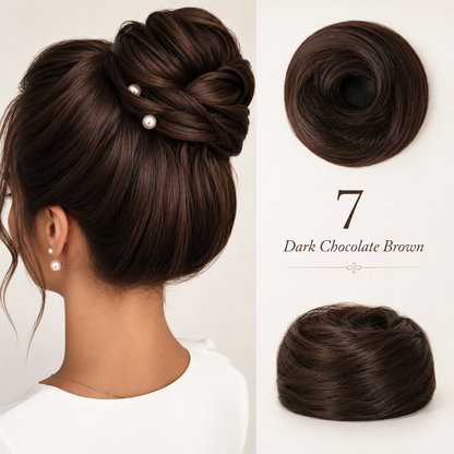 Messy Bun Hair Piece Scrunchie for Instant Volume