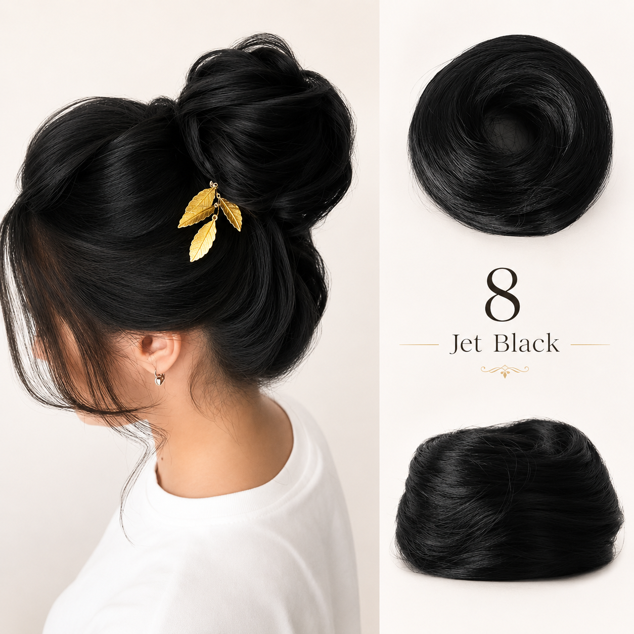 Messy Bun Hair Piece Scrunchie for Instant Volume