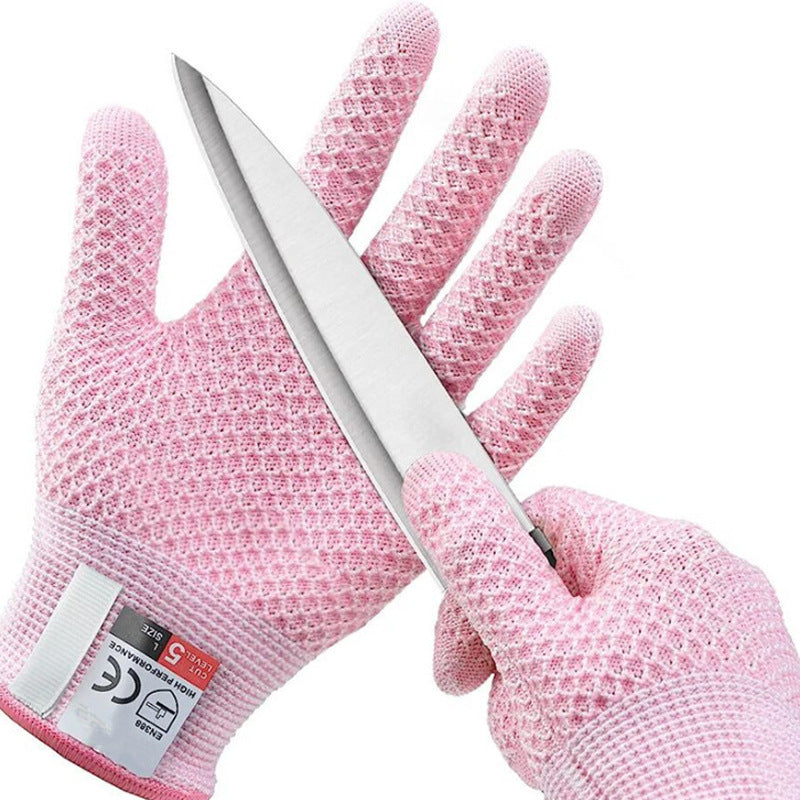 Cut-Resistant Gloves -- Food-Grade Level 5 Cut-Resistant Touchscreen Gloves