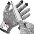 Cut-Resistant Gloves -- Food-Grade Level 5 Cut-Resistant Touchscreen Gloves