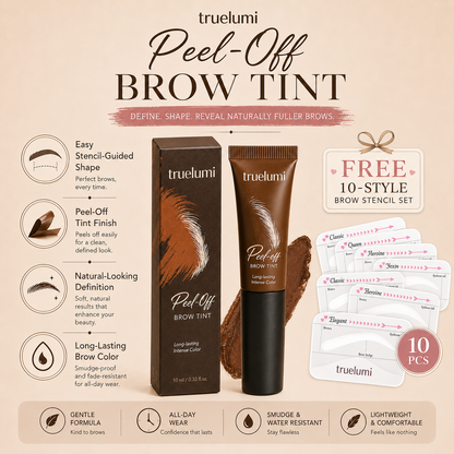 Truelumi Peel-Off Brow Tint – Fuller-Looking Brows in Minutes