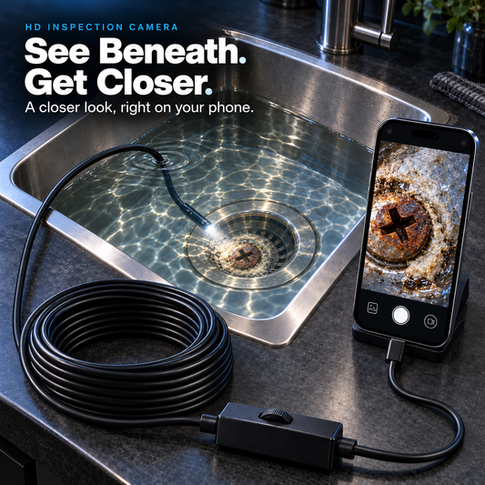 16.4ft HD Endoscope Camera for iPhone & Android