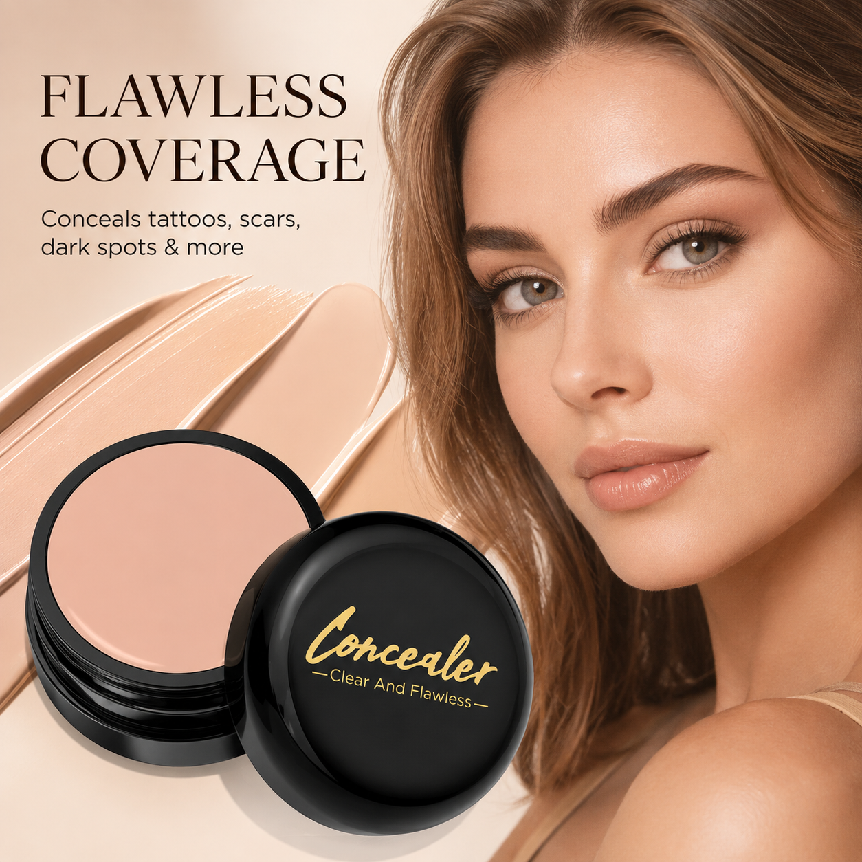 Full-Coverage Cream Concealer