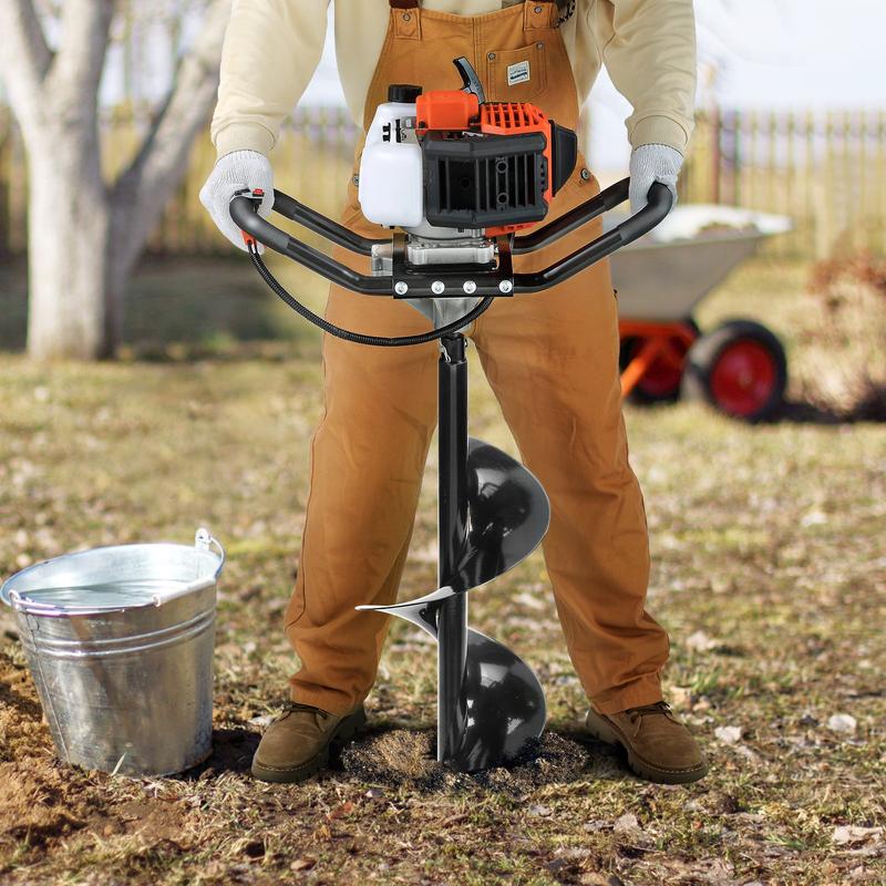 Heavy-Duty Manual Spiral Auger — Fast Planting Holes, Clean Soil Break-Up