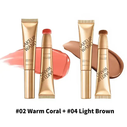 🌸 Sunkissed in Seconds: Contour & Blush Duo 🎁Get One FREE!