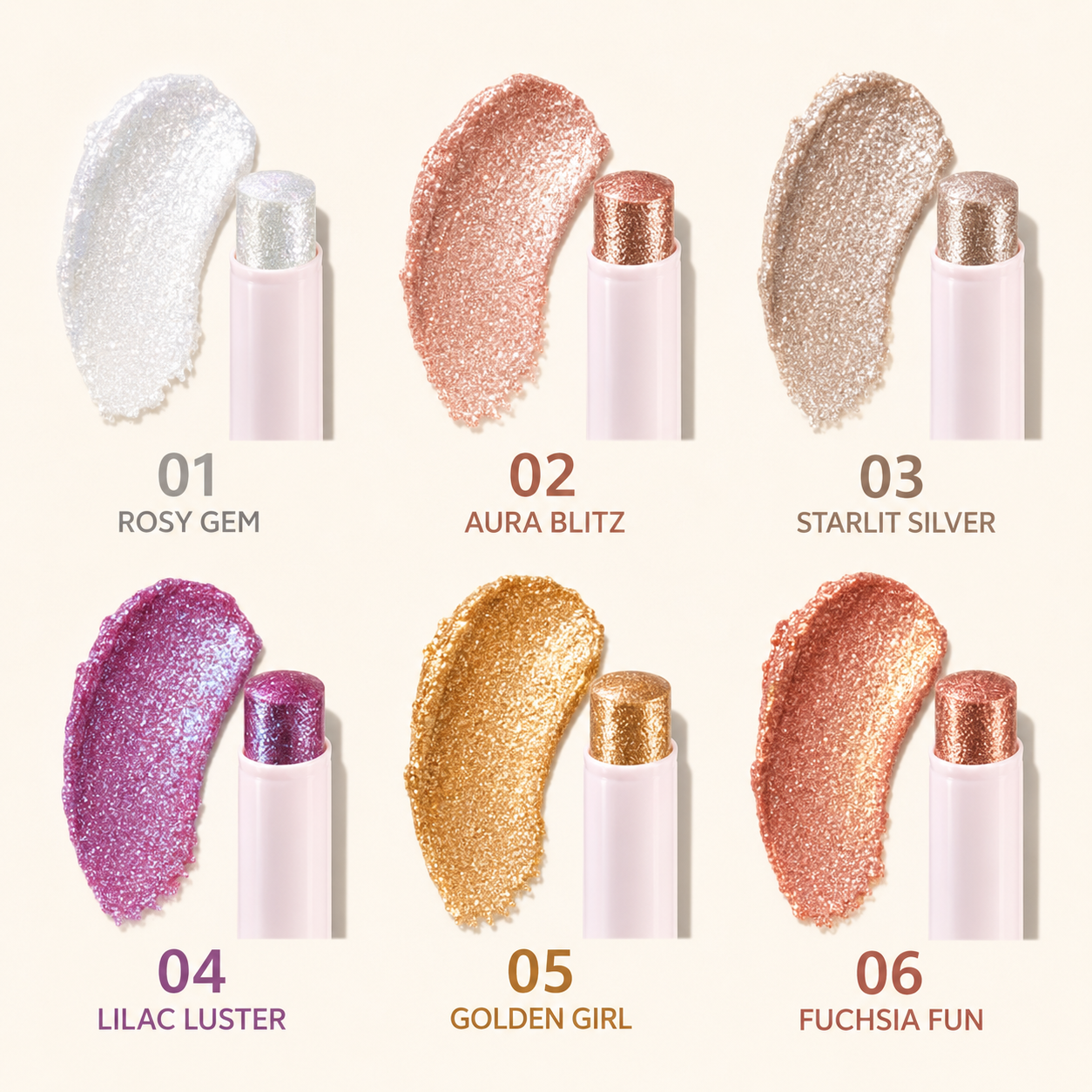 TRUELUMI 2-in-1 Eyeshadow + Highlighter Stick