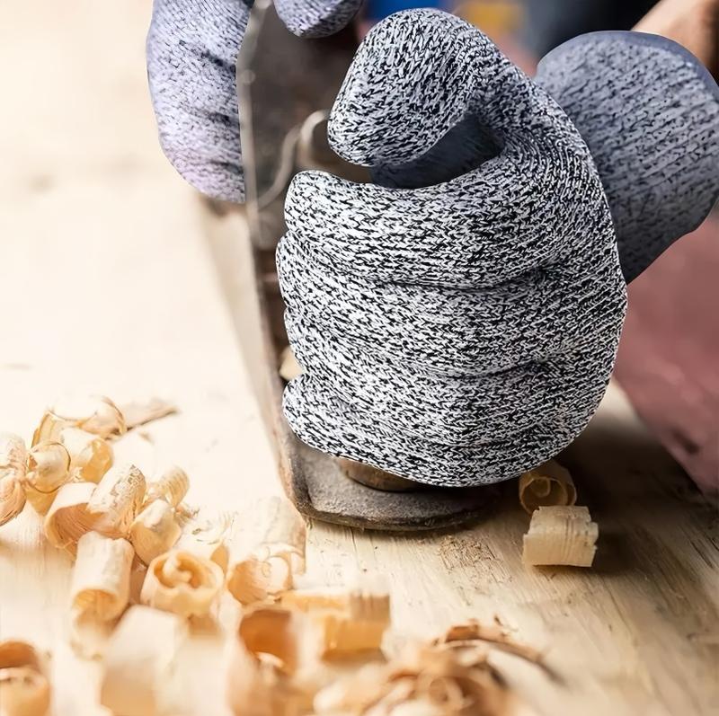 Cut-Resistant Gloves -- Food-Grade Level 5 Cut-Resistant Touchscreen Gloves